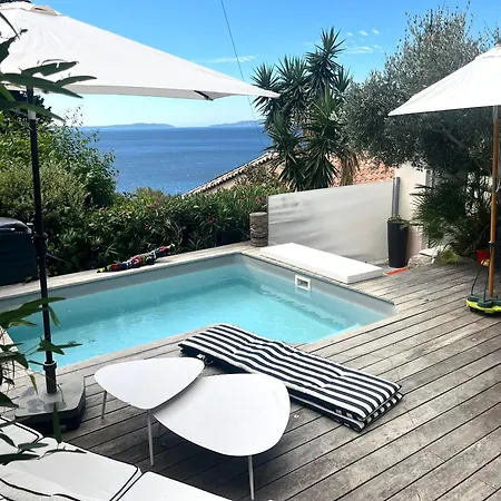 Petite Maison Independante, Vue Mer, Terrasse, Piscine Chauffee Casa vacanze